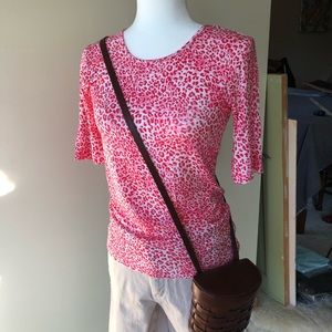 Pure Amici soft and stretchy crew neck top Size S